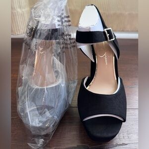 Jessica Simpson ~ NEW Priella Black Microsuede Size 7